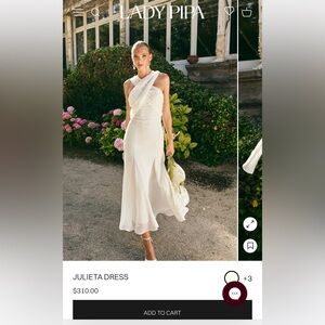 Lady Pipa Size M Julieta White
Dress